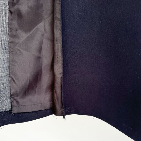 Tristan & Iseut Long Navy Wrap Skirt Fully Lined Size 9 Vintage - Picture 3 of 11